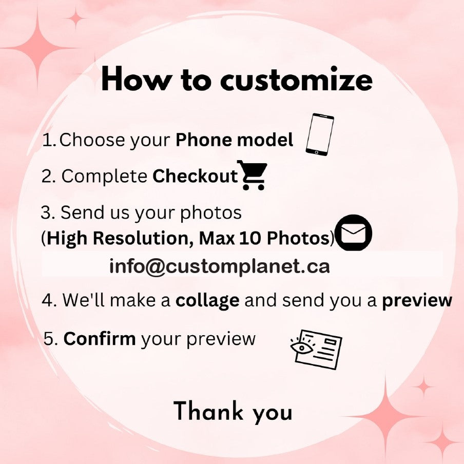 Personalized Picture Collage Phone Case For iPhones